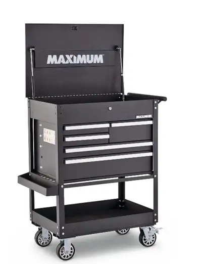 30 inch tool cart , 5 drawers , never been used , bought at Canadian Tire for $400 plus taxes