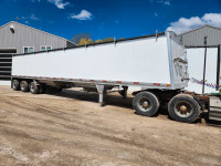 2017 lode king tri axel 50' aluminum grain trailer