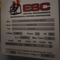 ESC Air Handling unit 3000 