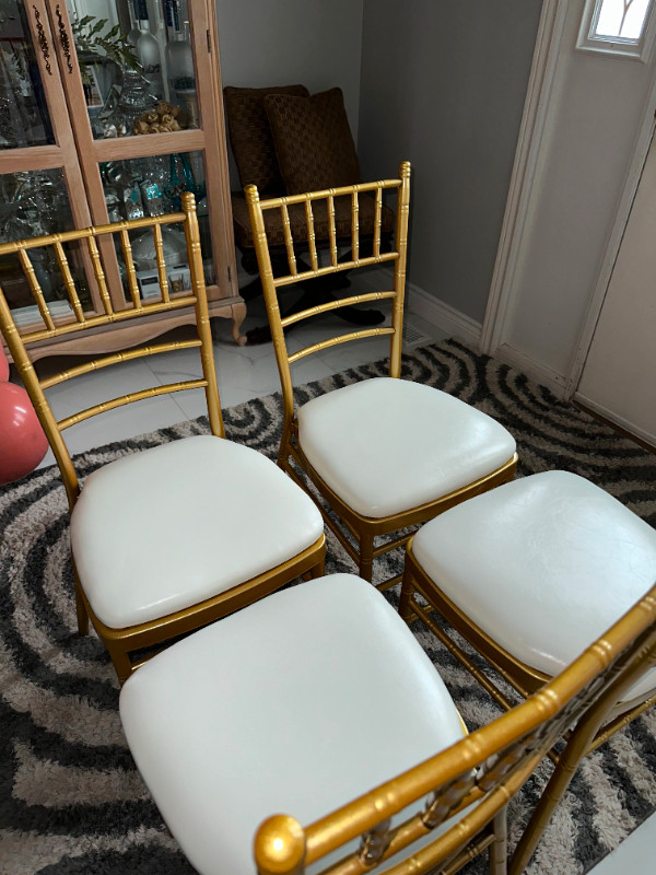Gold Chiavari Chairs for Sale in Chairs & Recliners in Mississauga / Peel Region - Image 2