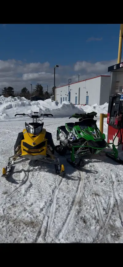 I have a 2009 ski doo 600rs with 7k km on it 120 psi both sides has 8inc bar risers 1.5 inch paddle...