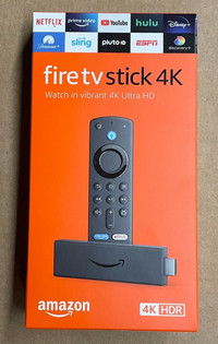 Brand new 4K tv Amazon fire stick 