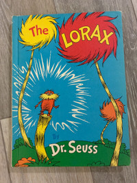 Dr. Seuss The Lorax 1971 Book Club Edition hardcover - GREAT