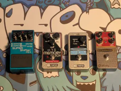 Selling some pedals that are not getting used much anymore. All pedals work flawlessly and are in mi...