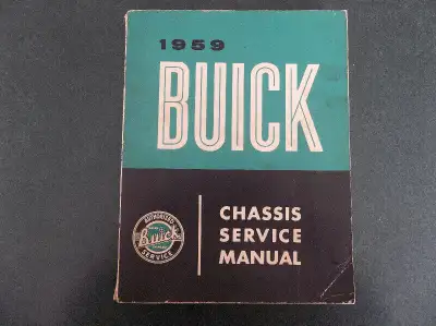 1959 Buick factory textbook shop manual, View more