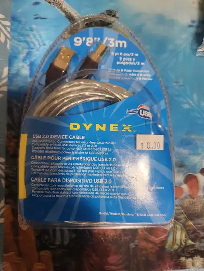 Dynex printer cable, View more