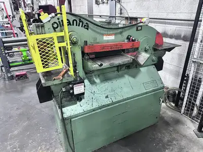 Specifications: Manufacturer PIRANHA Model P50 Stock Number 4788 PUNCHING CAPACITY 50 TON THROAT DEP...