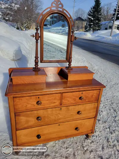 Antique Cherry Dresser, View more