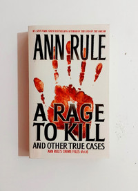 Roman - Ann Rule - A RAGE TO KILL - Anglais - Livre de poche