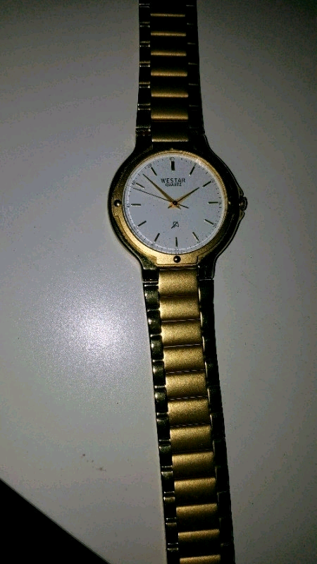 WESTAR QUARTZ 18K gold electro plated watch | Jewellery & Watches