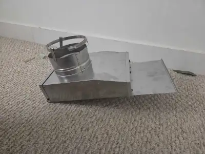 Wood stove insert offset box, View more