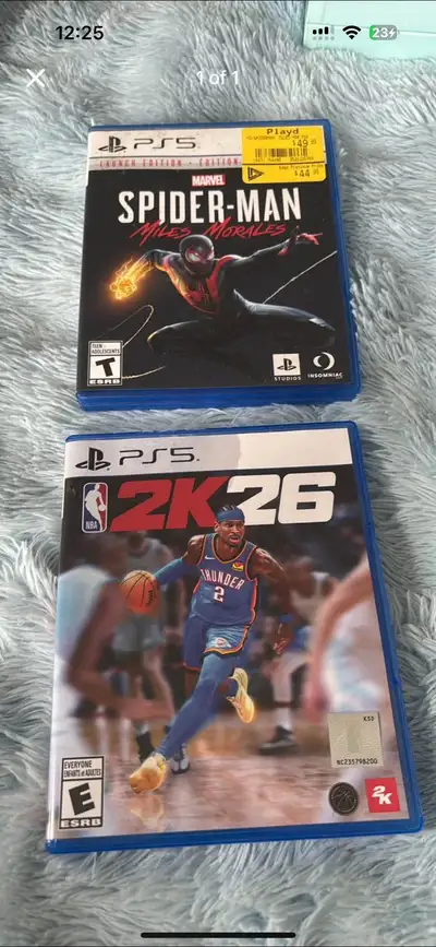 NBA 2k26 & Spider-Man PS5, View more