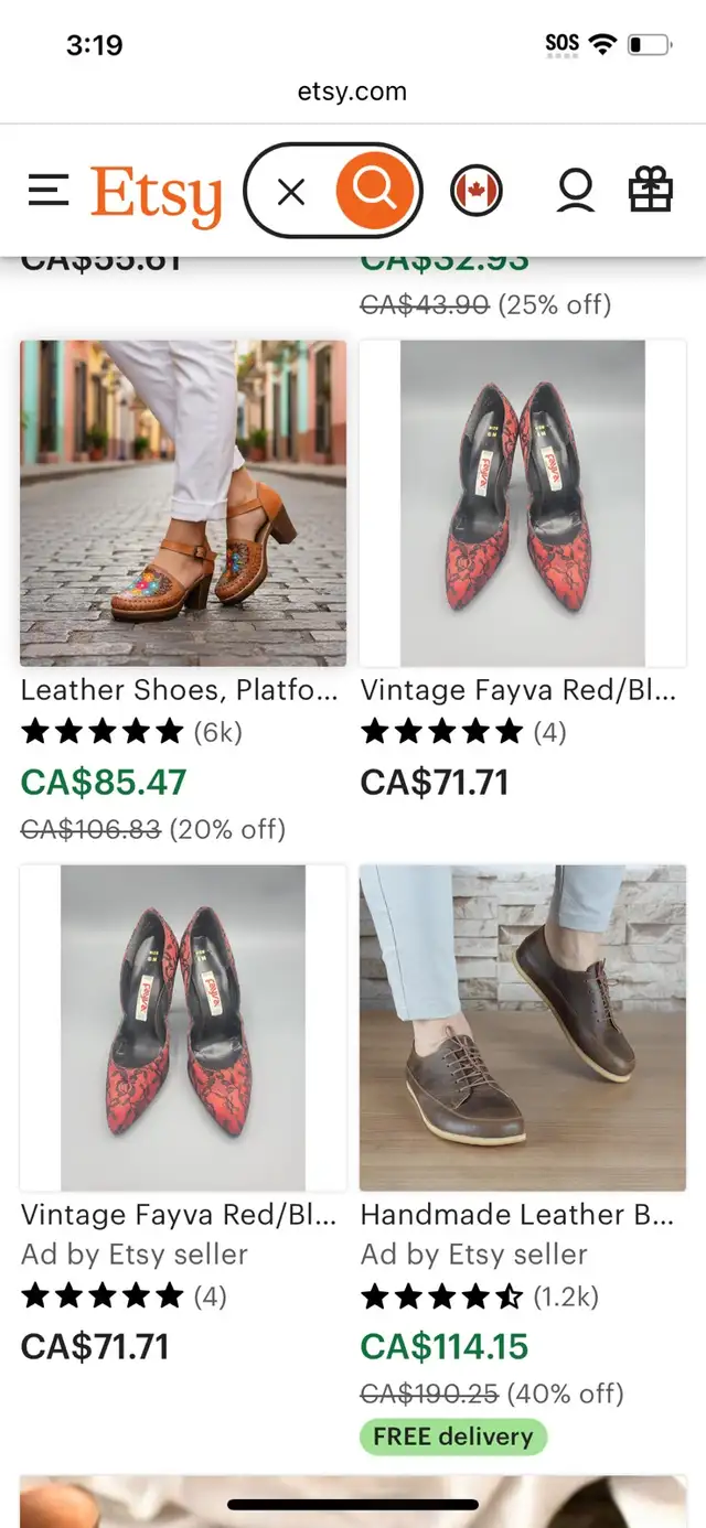 2 pairs ! Rare Vintage Fayva Leather & Wood Clog Heels - Size 5 in Women's - Shoes in Cape Breton - Image 10