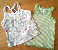 Camisole Baby Gap 3 ans + camisole MEXX 3-4 ans fille