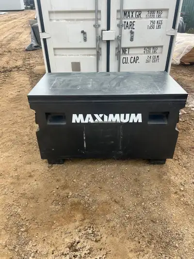 Tool box 4' W x 2' L x 2.5' H, View more