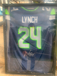 Marshawn Lynch signed gametime jersey
