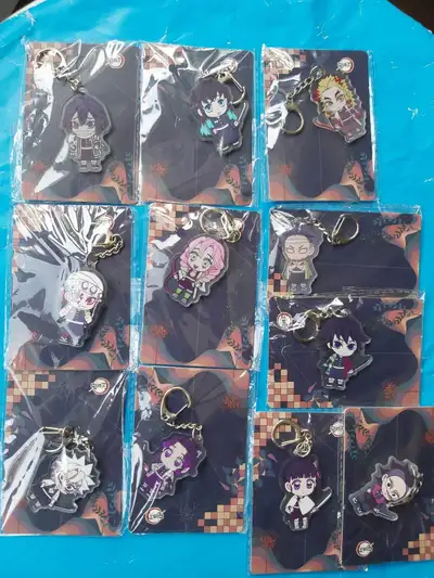 Demon slayer acrylic keychains new, View more