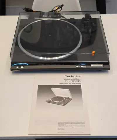 I am selling a vintage Technics SL-BD20 belt drive turntable. MADE IN JAPAN in the 1980’s! This is a...