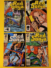 4 Red Sonja 1983-83 Marvel comic books #3 #4 #6 #13
