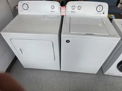 Amana Washer & Dryer Set - White | $590, View more