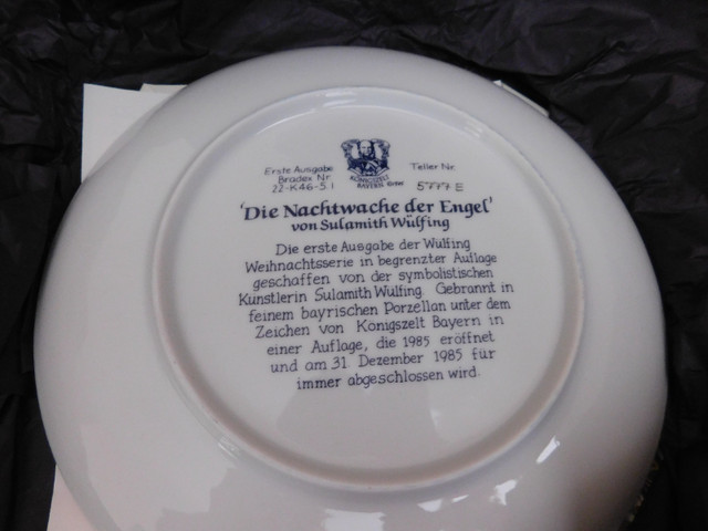 Vintage Knowles Collector Plate," The Angels' Vigil" in Arts & Collectibles in Kitchener / Waterloo - Image 2