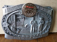 Belt Buckle - Snap-On Tools 75th Anniversary/Pewter