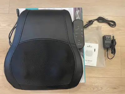 Boriwat Back Massager Neck Massager with Heat, Shiatsu Massage Pillow for Pain Relief, Massagers for...