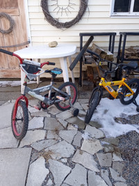 Two children's bikes $125.00 each or make an offer