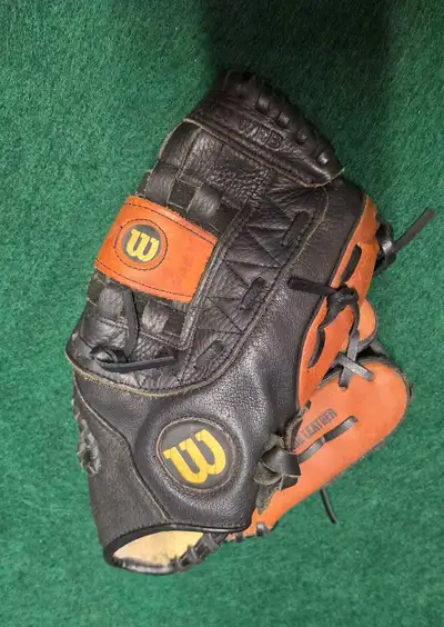 WILSON 12" Leather Baseball Softball Glove , View more