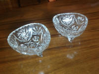BRILLIANT CUT CRYSTAL CANDY/NUT BOWLS (LOCATION IS PORT DOVER, O