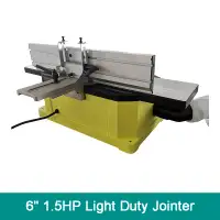 FORESTWEST10521    6" 1.5HP Jointer with Thickness Indicator