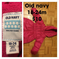 Girls old navy 18-24m jacket