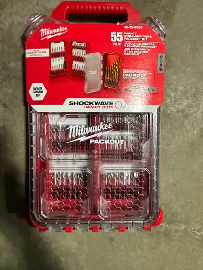 Milwaukee SHOCKWAVE Impact Duty Drill Driver Set. $80, View more