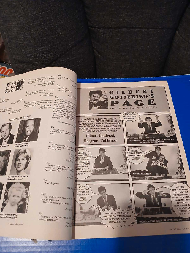 National lampoon magazine October 1990 in good condition in Magazines in Kitchener / Waterloo - Image 3
