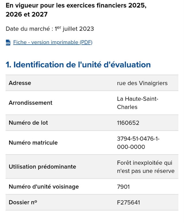 Terrain de 51k pieds carré a vendre au lac St-Charles — photo 3
