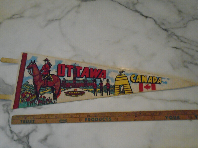 Ottawa Vintage Felt Pennant in Arts & Collectibles in Pembroke