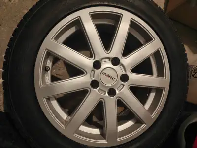 i have for sale a set of aluminum alloy wheels with winter tires. These are aftermarket wheels brand...