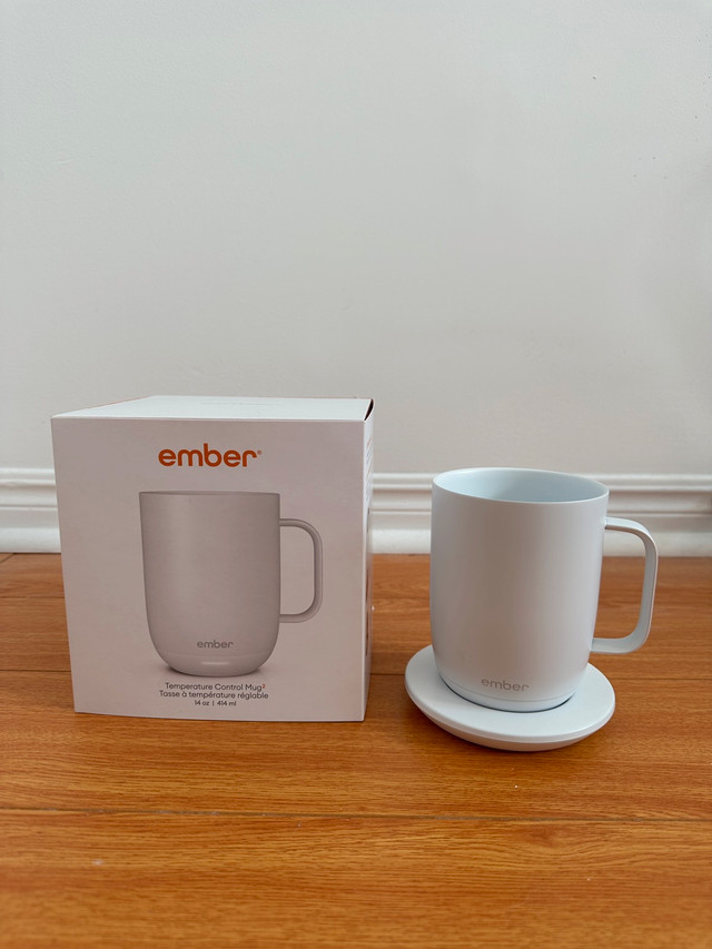 Ember Mug 2 White 414ml (14 oz.) Smart Temperature Control in General Electronics in City of Toronto