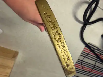 Vintage Acushnet Bulls Eye Original Brass Putter, View more