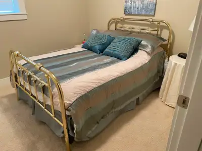 Double bed headboard, footboard & frame for sale, View more