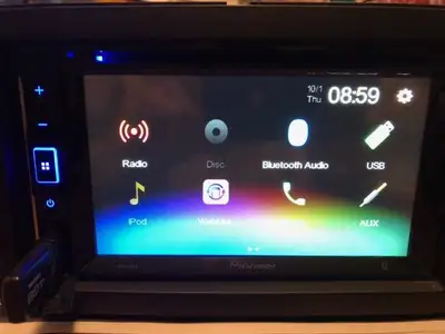 Pioneer AVH-240EX CD/DVD/MP3/BlueTooth/Radio Double Din Receiver, View more