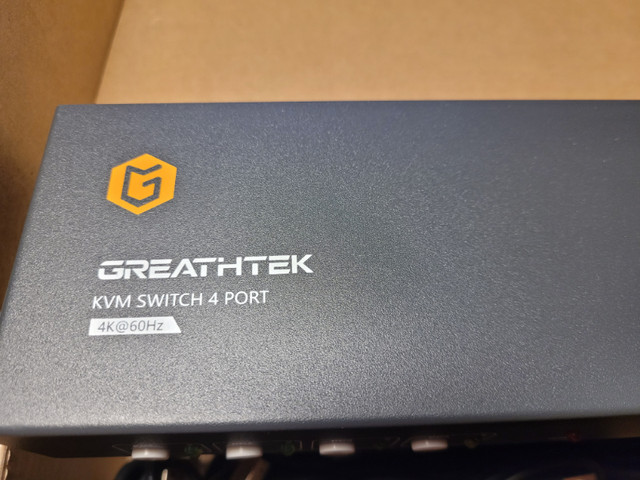Greathtek GHT-S7412H2  HDMI 4 port dual monitor USB KVM switch in Mice, Keyboards & Webcams in Markham / York Region