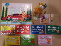 Garfield book, plush, poster etc lot