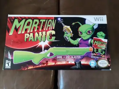 Wii Martian Panic With Blaster BNIB, View more