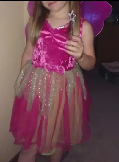 Girl's Fairy Princess Costume With Wings , View more