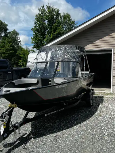 2022 Legend 16XTR 60 HP Mercury Very low hours, stored inside summer/winter.