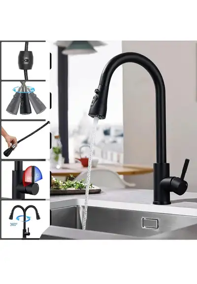Kitchen pull down faucet , View more