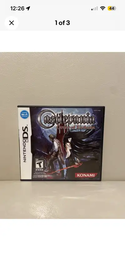 Castlevania Order of Ecclesia (Nintendo DS, Konami, 2008), View more