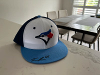 Blue Jays Hat Signed By Jordan Romano