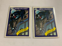 2XVenom 1990 Marvel Universe Series 1 Card #73 Super-Villains VF